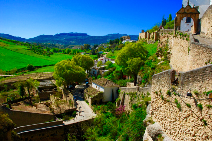 Spain off the beaten path. Rhonda, Spain city view