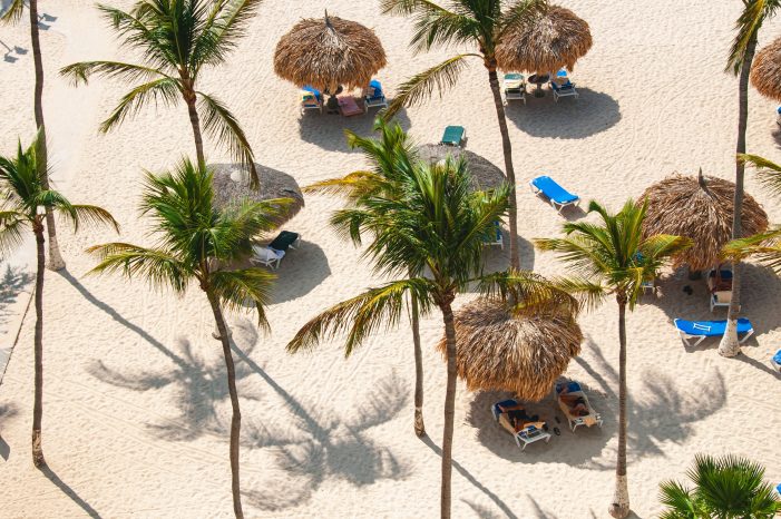 Beach scene in Bonaire