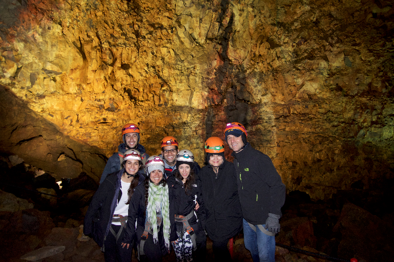 Family adventure in Iceland_Inside the volcano