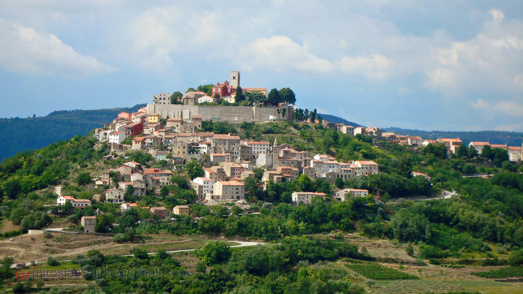 Rolling hills of Motovun, Croatia