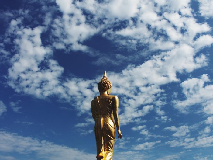 statue in Nan, Thailand