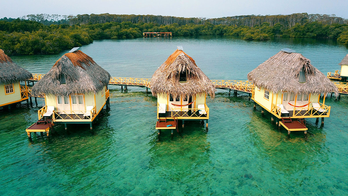 Punta Carocol Overwater Bungalows in Panama