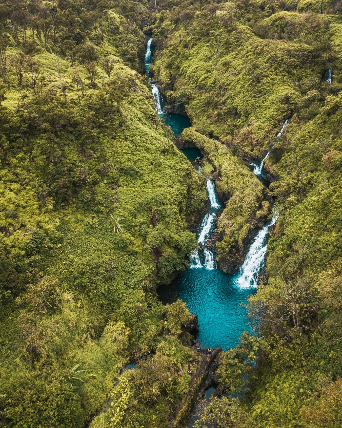 Road to Hana waterfalls, Maui, Hawaii