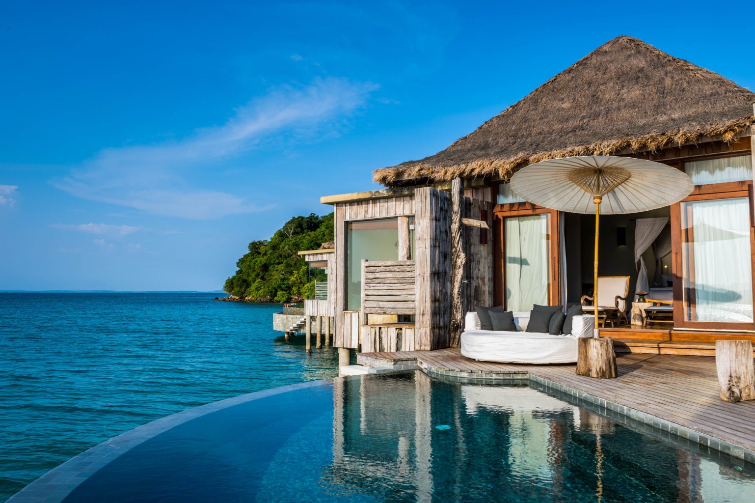 Overwater Bungalow with private pool and lounge area